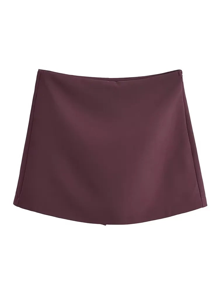 Women’s High-Waist Skort – Vintage-Inspired Streetwear Style