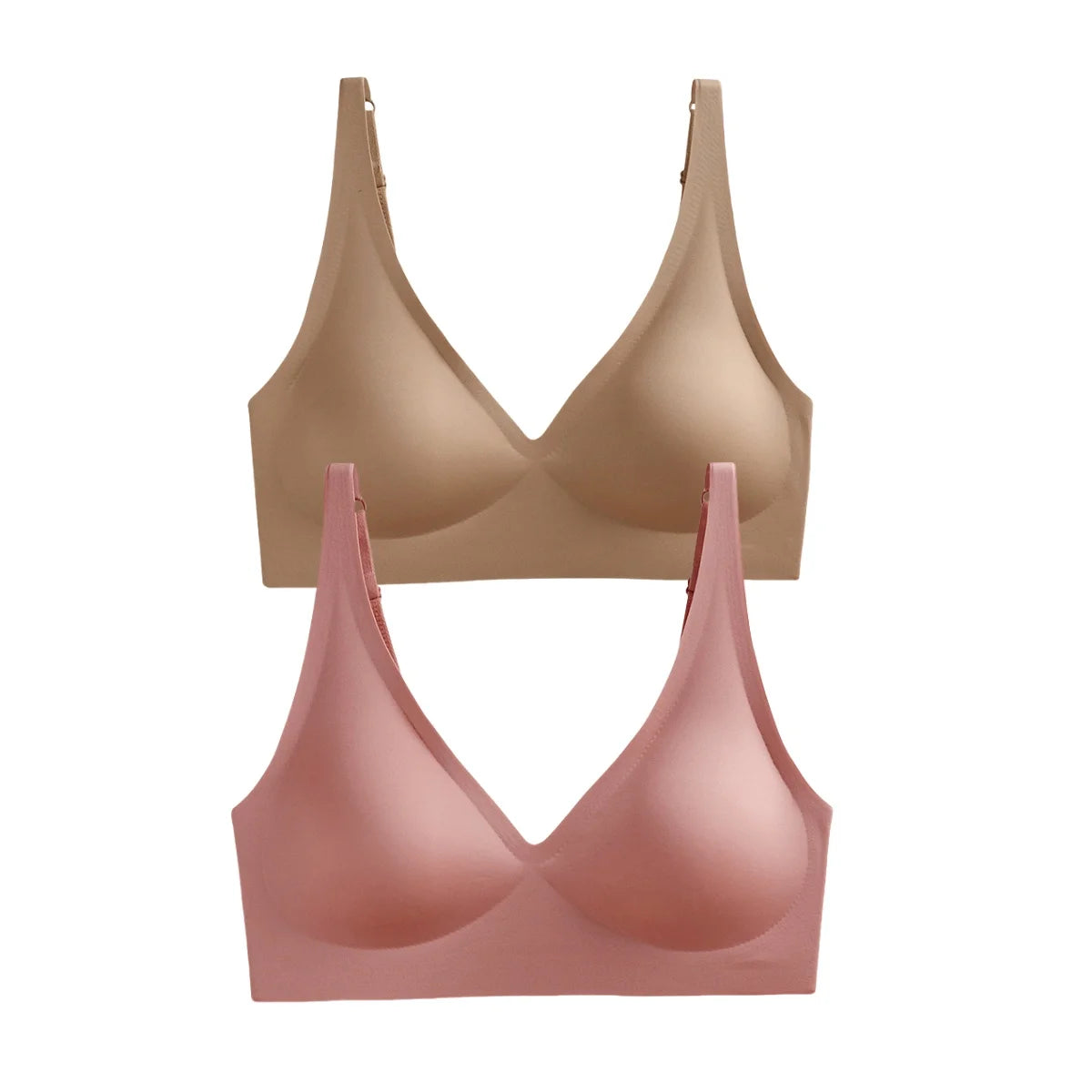 2Pcs/Set Seamless Wireless Bra