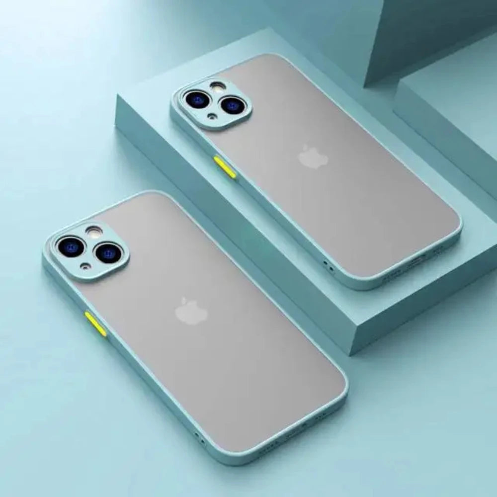 Shockproof Armor Matte Case for iPhone 16 / 15 / 14 Plus / 13 / 12 / 11 Pro Max