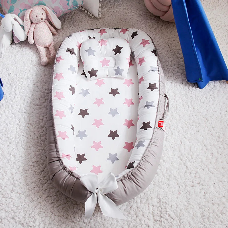 85×50cm Baby Nest Bed with Pillow