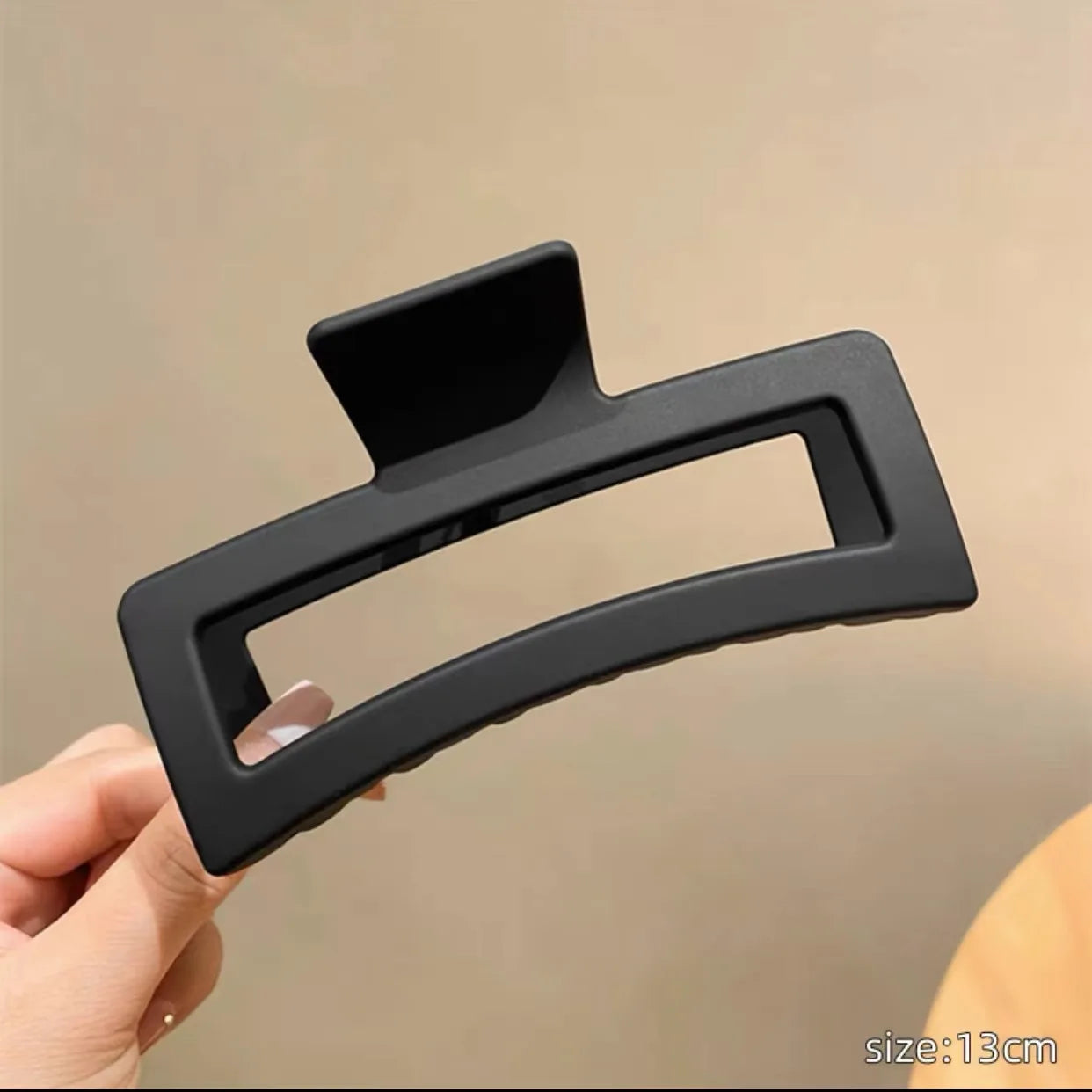 Korean Large Solid Hair Claw