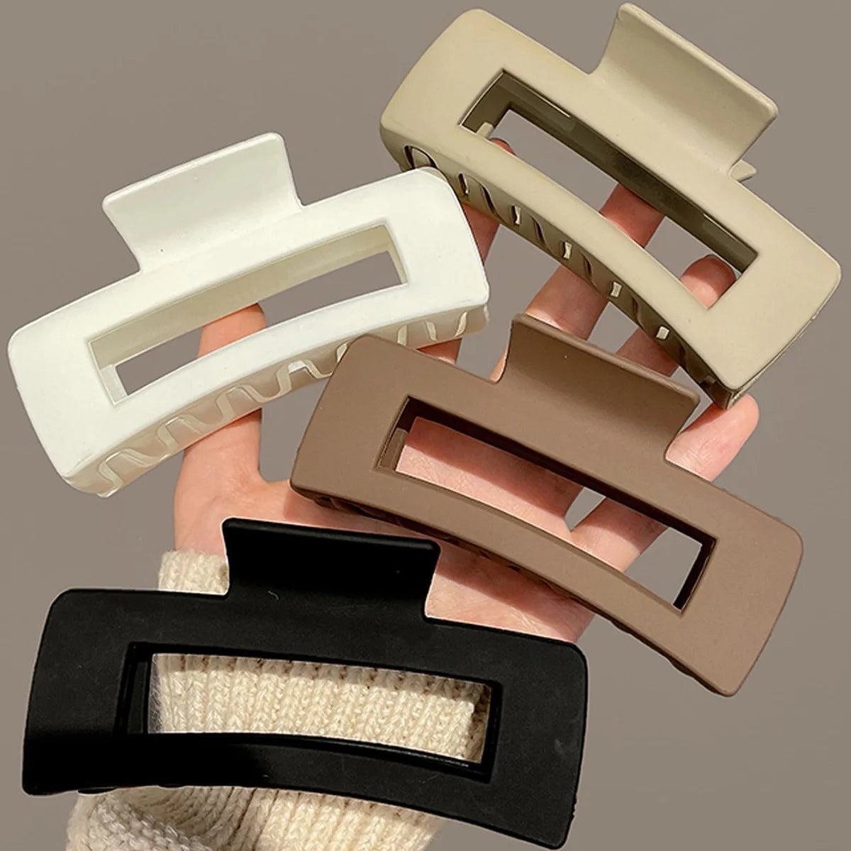 Korean Large Solid Hair Claw