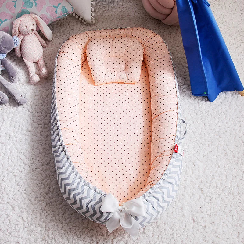 85×50cm Baby Nest Bed with Pillow