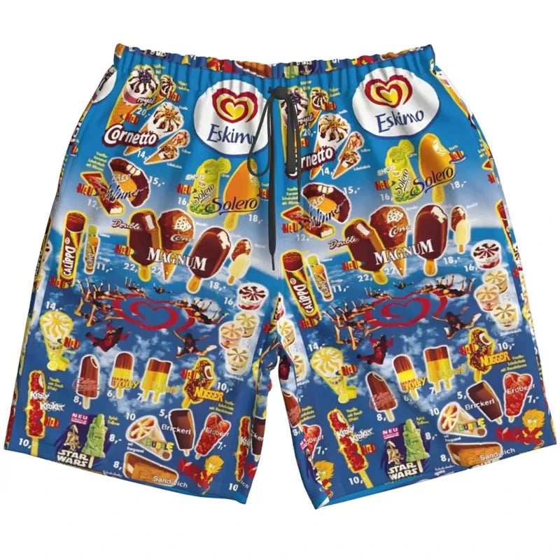 2025 Trendy Ice Cream Print Hawaiian Shirt