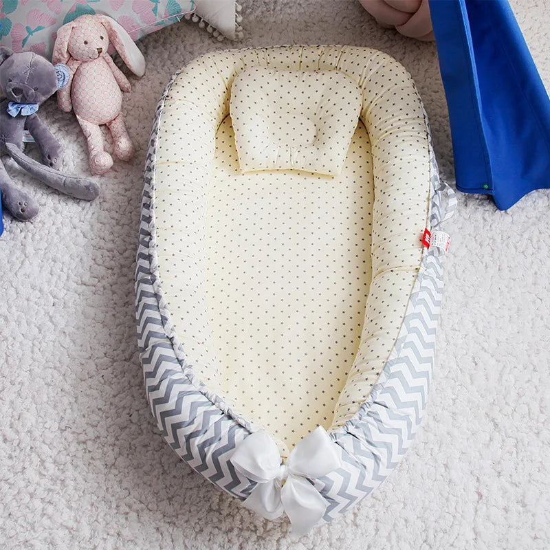85×50cm Baby Nest Bed with Pillow