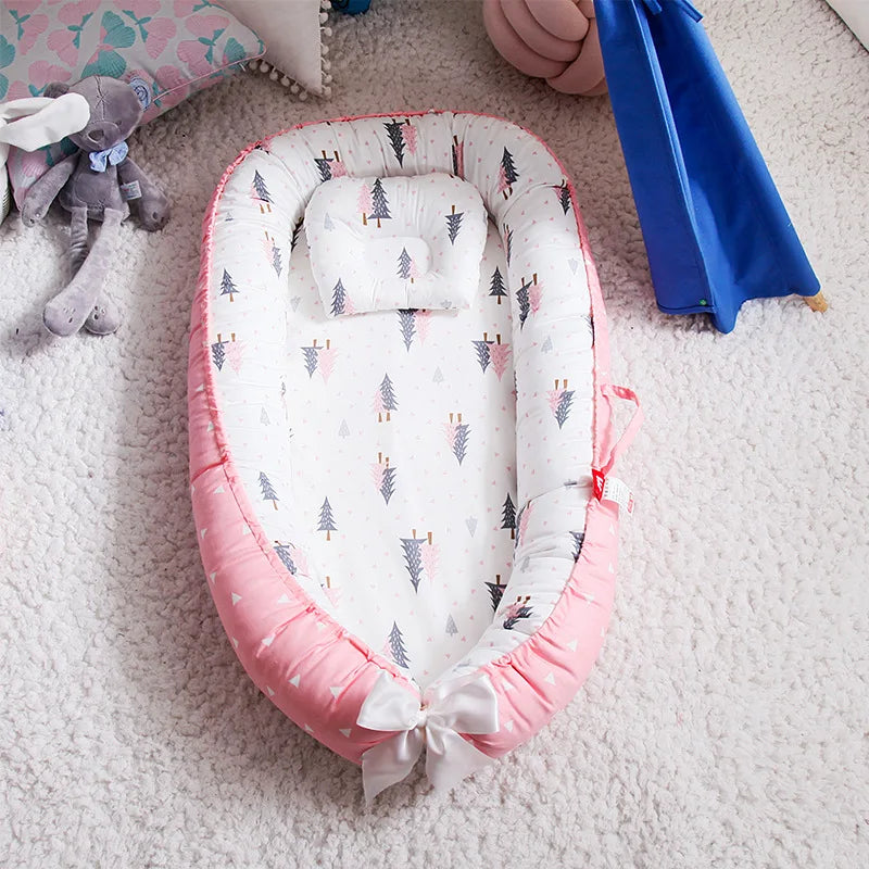 85×50cm Baby Nest Bed with Pillow