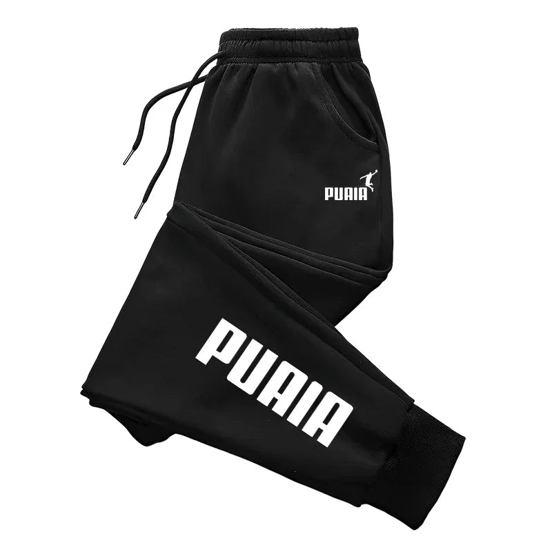 Letter Print Women’s Jogger Pants – Autumn/Winter Loose Fit Fitness & Streetwear Trousers