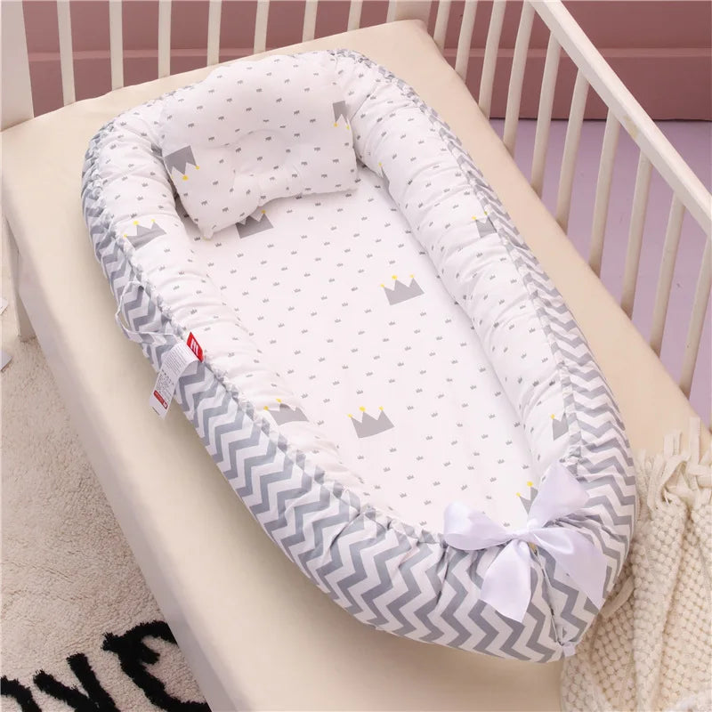 85×50cm Baby Nest Bed with Pillow