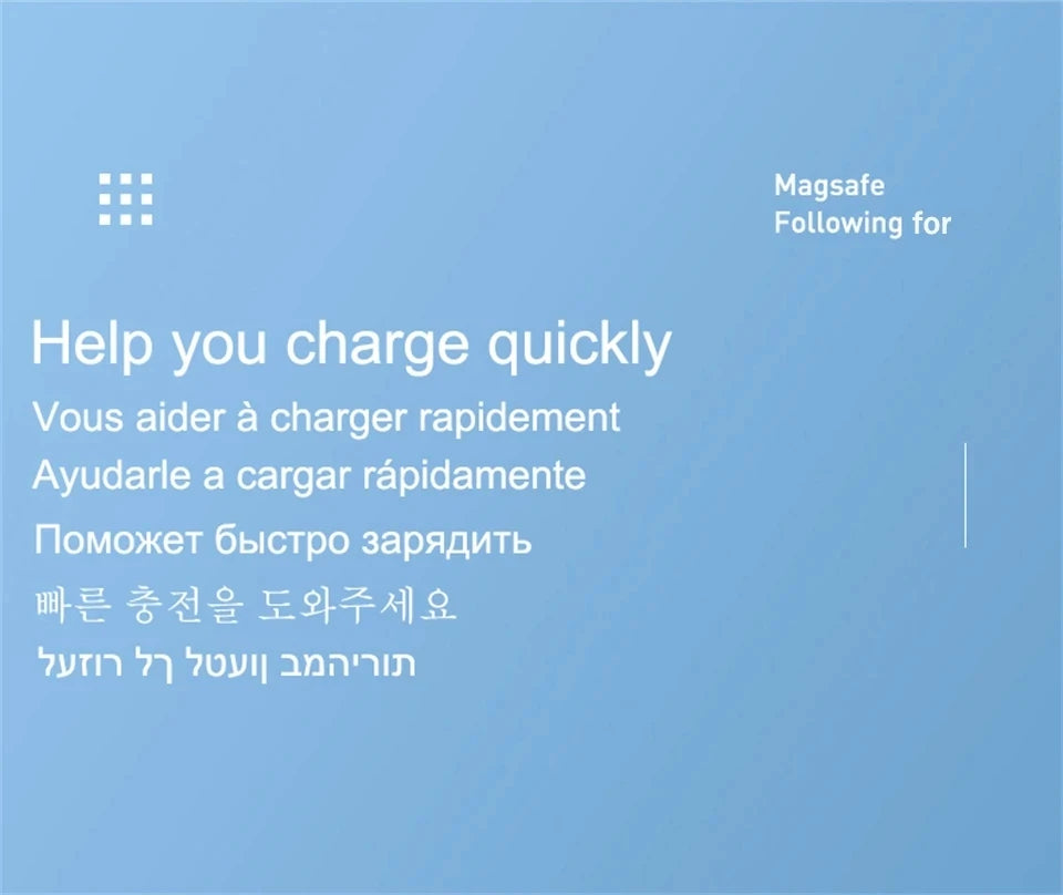 Luxury Magnetic Wireless Charging Case for iPhone