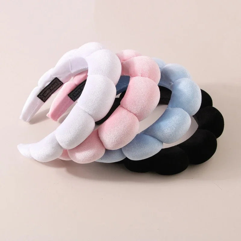2025 Fashion Puffy Sponge Headband for Women & Girls