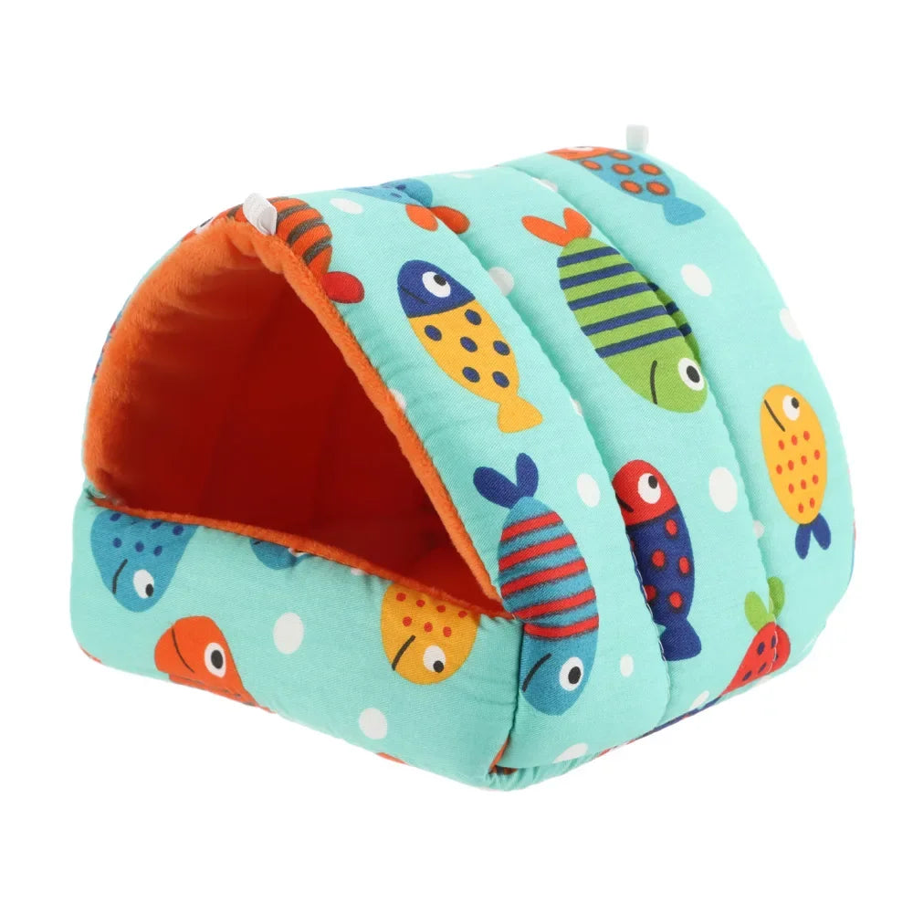 Winter Cartoon Animal Nest Bed