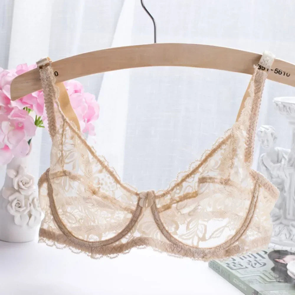 Women’s Sexy Lace Mesh Underwire Bra