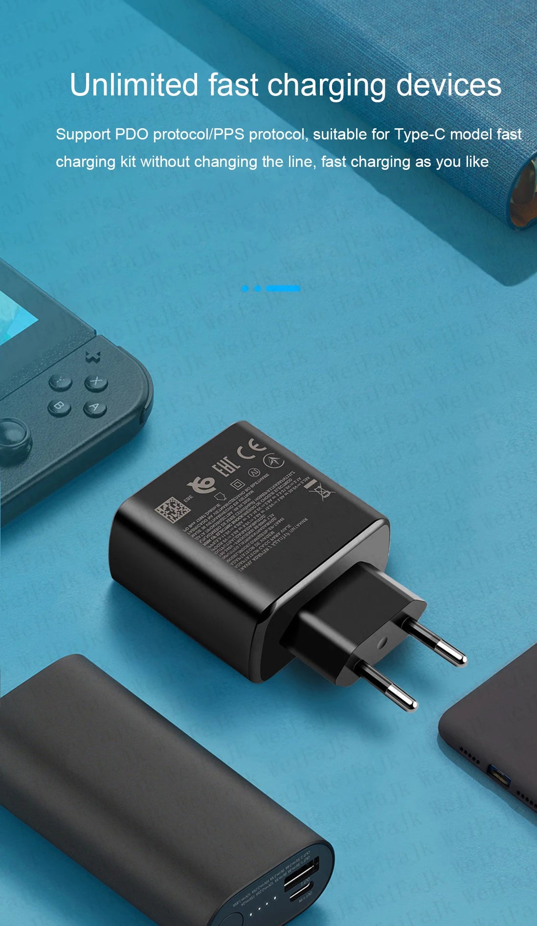 Original 45W USB-C Fast Charger for Samsung