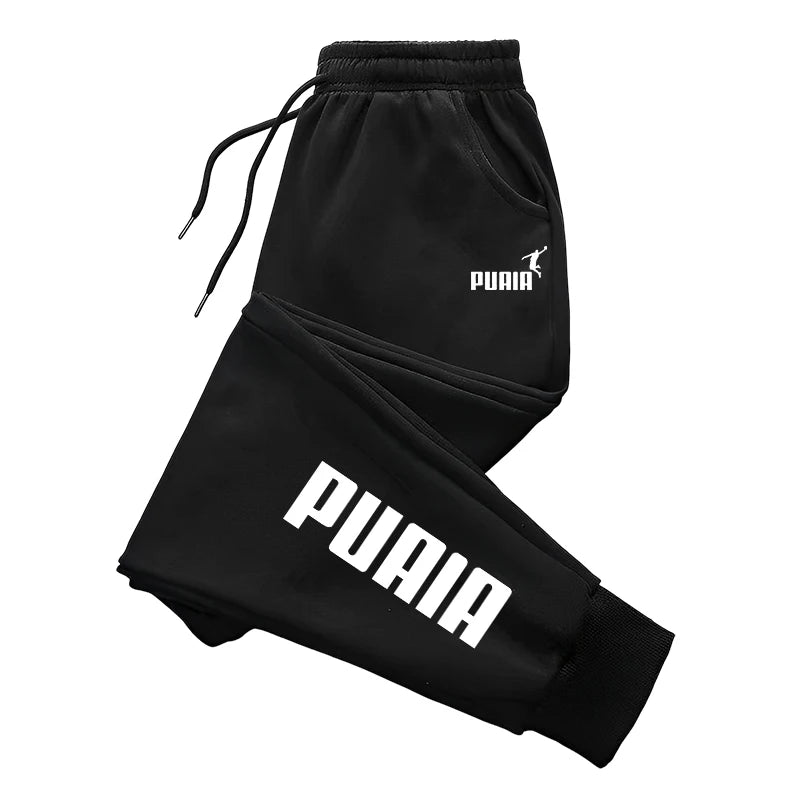 Letter Print Women’s Jogger Pants – Autumn/Winter Loose Fit Fitness & Streetwear Trousers