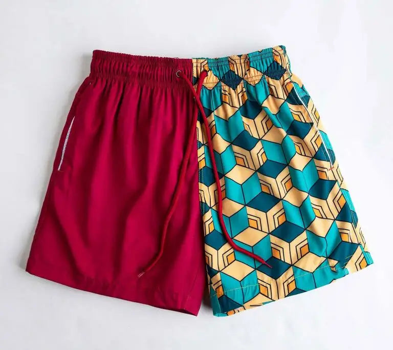 Anime 3D Print Mesh Shorts