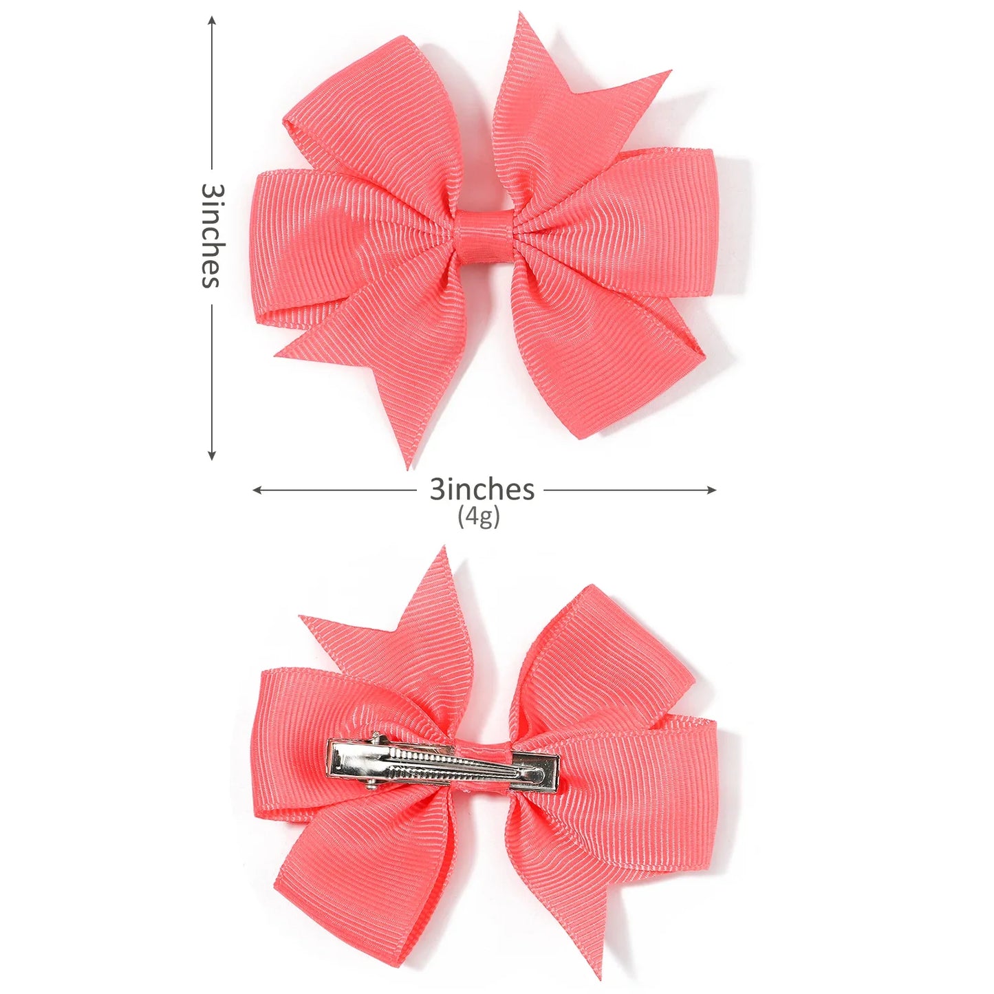 20/40PCS Candy Color Bow Hair Clip Set