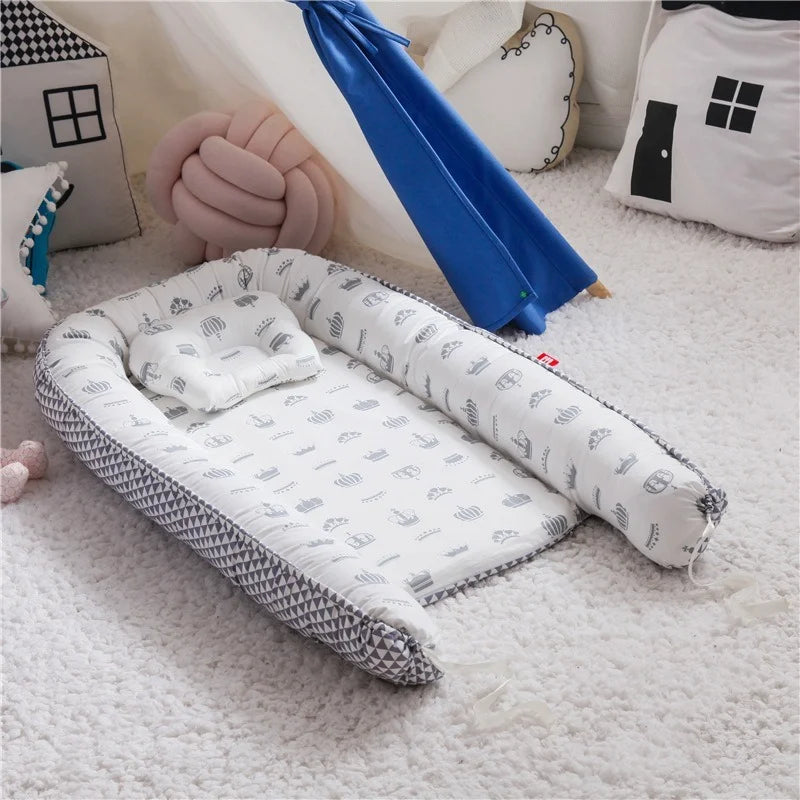 85×50cm Baby Nest Bed with Pillow