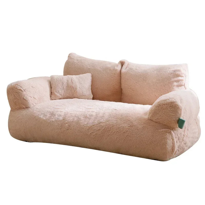 Plush Cat & Dog Bed