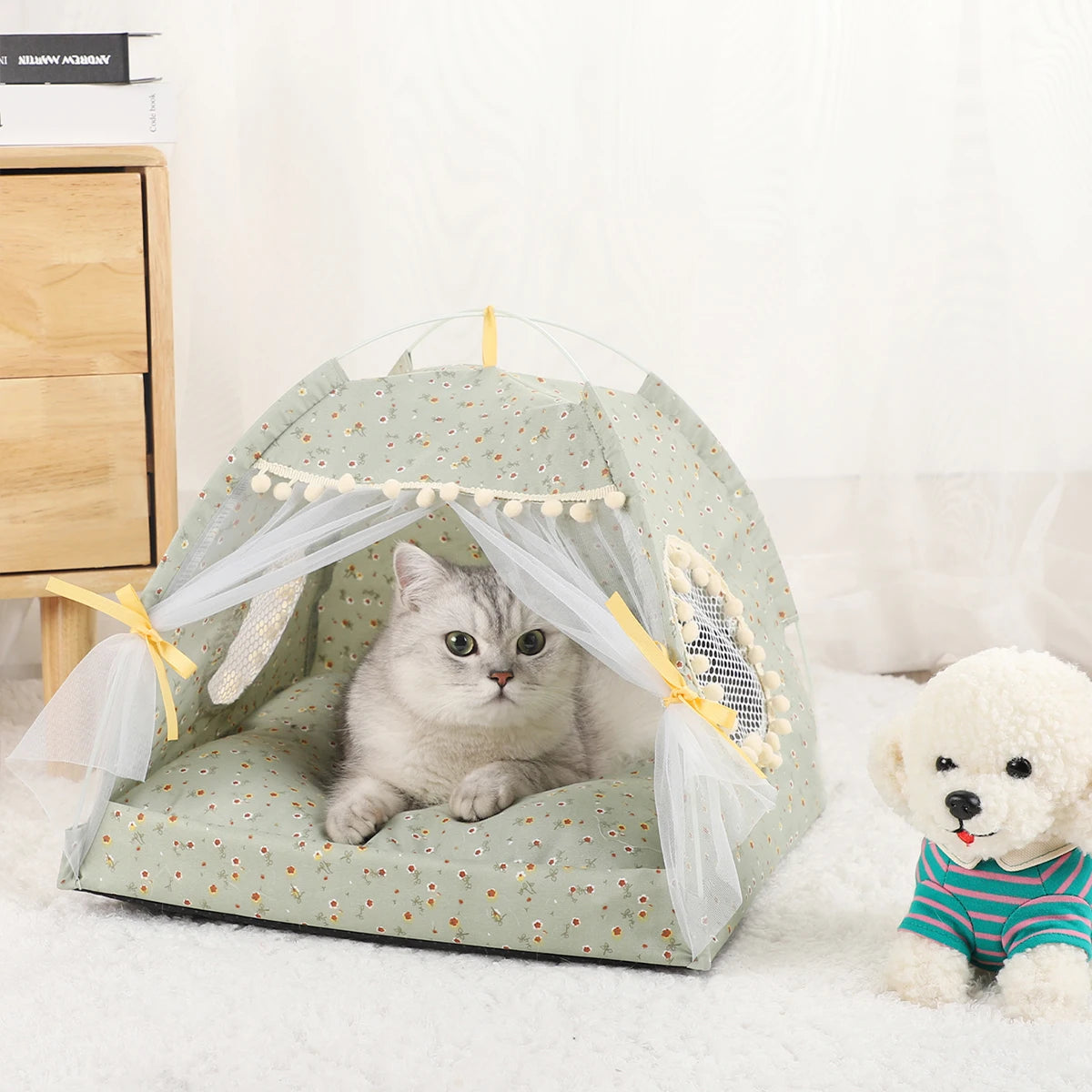 Warm Pet Tent Bed
