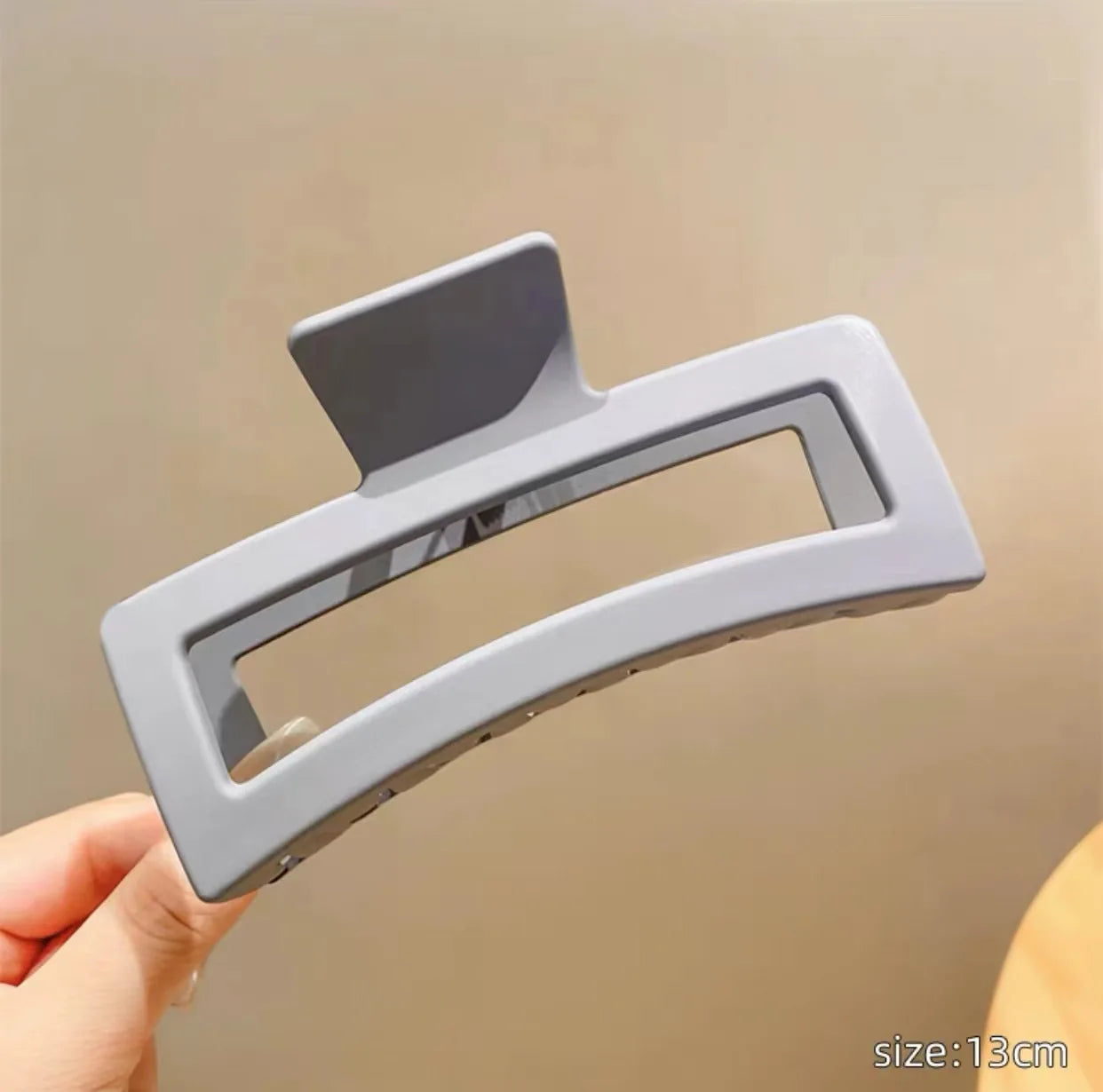 Korean Large Solid Hair Claw