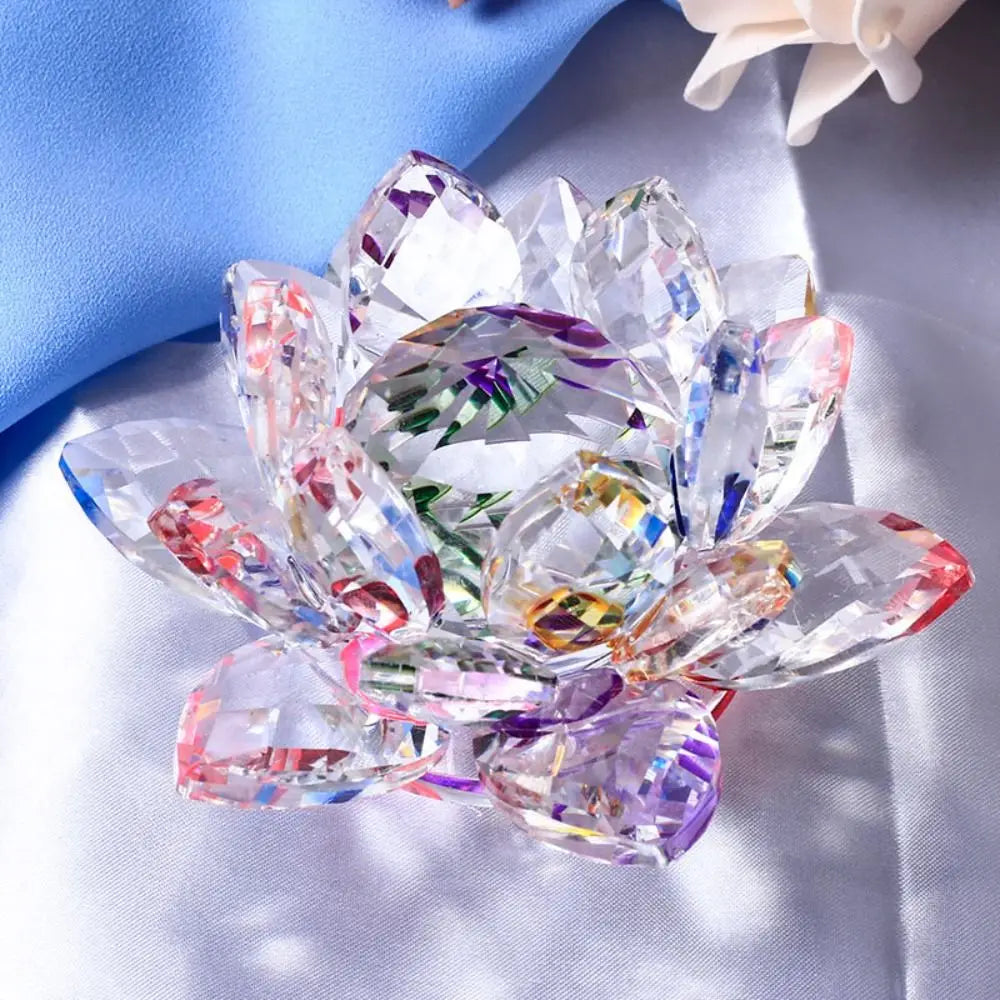 Crystal Lotus Flower Figurine
