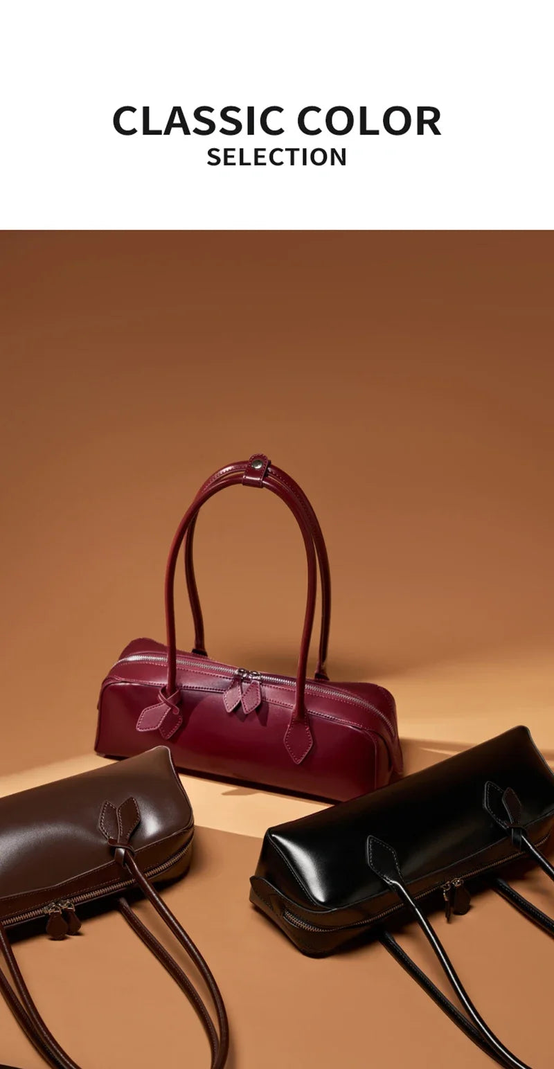 2025 New Genuine Leather Women’s Shoulder Bag
