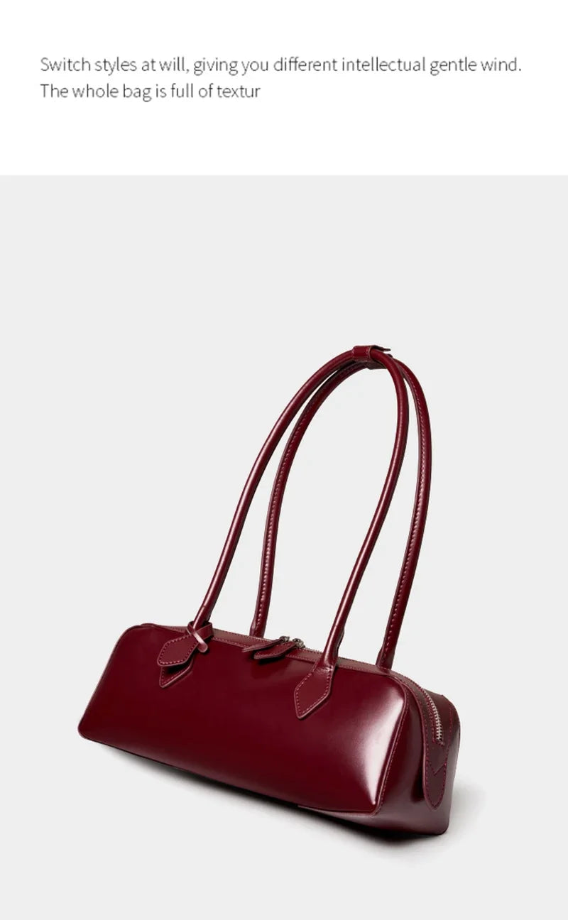 2025 New Genuine Leather Women’s Shoulder Bag