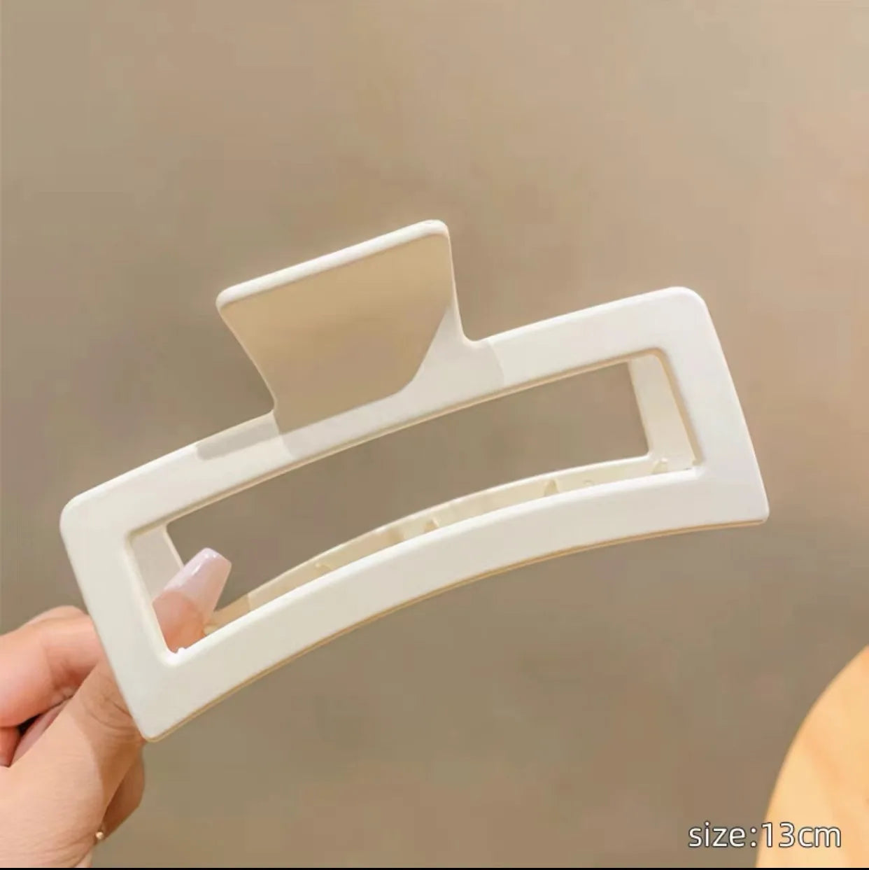 Korean Large Solid Hair Claw