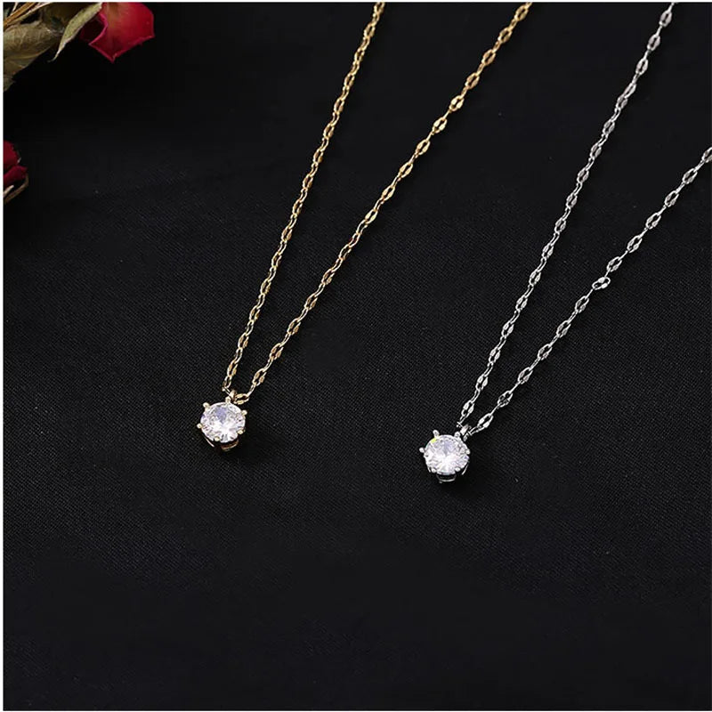 Hot 925 Sterling Silver Plated Necklace