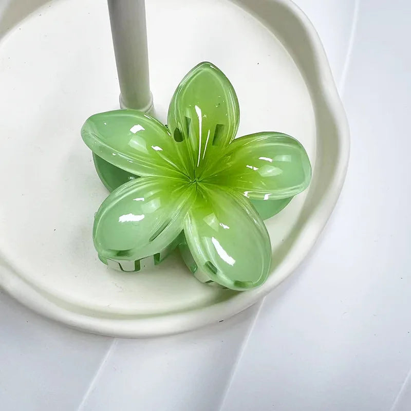 Large Flower Claw Clips