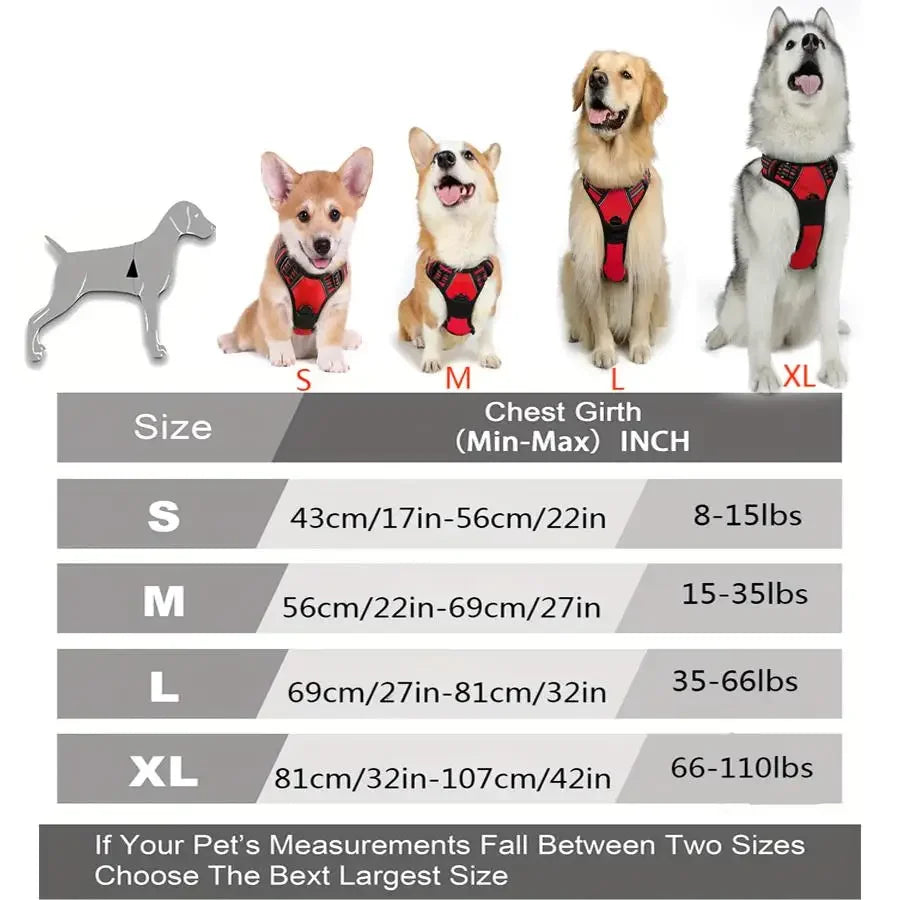 Heavy-Duty No-Pull Dog Harness
