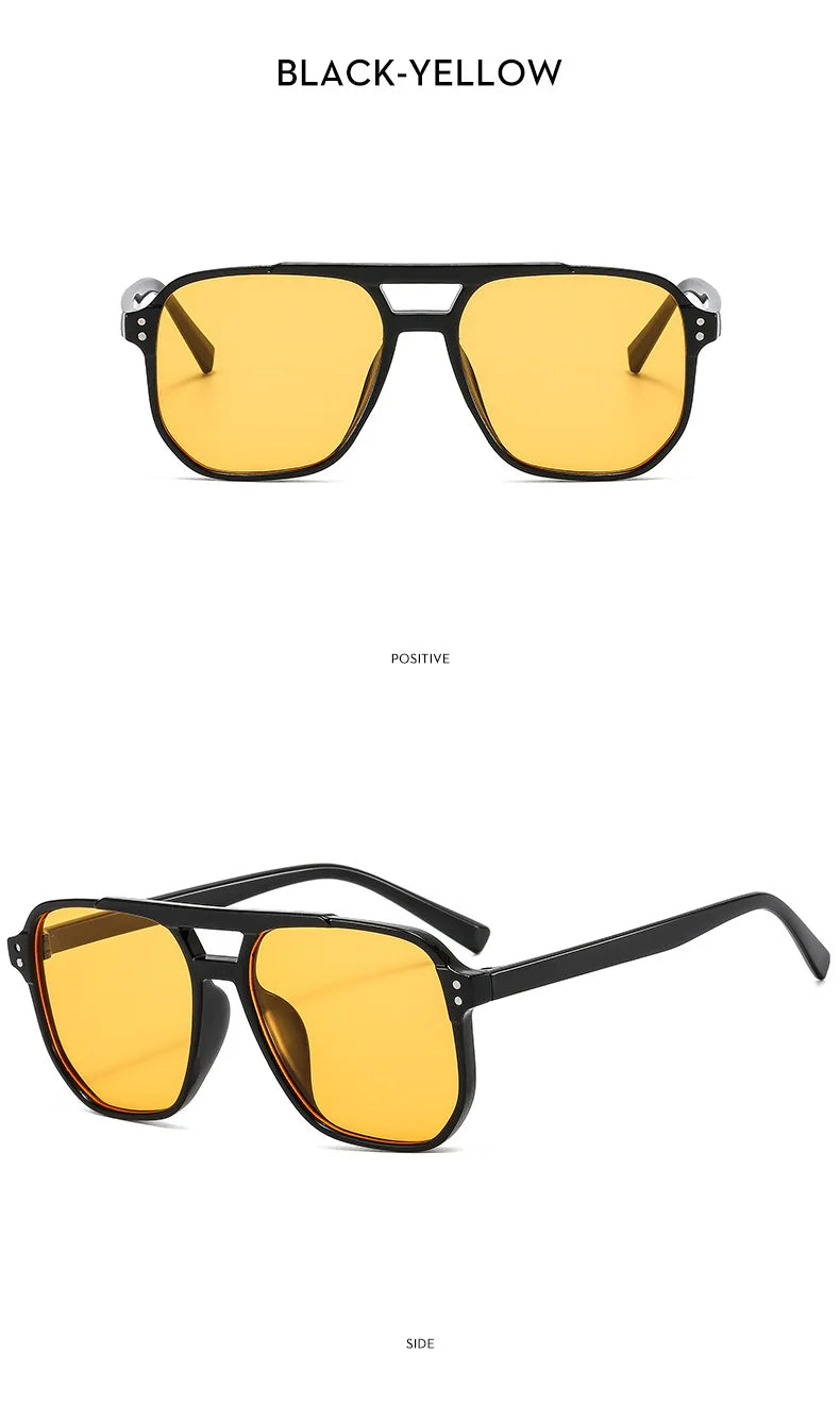 Vintage Square Sunglasses