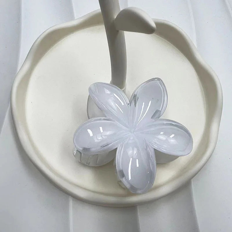 Large Flower Claw Clips