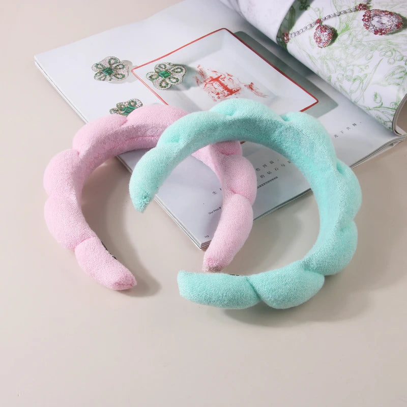 2025 Fashion Puffy Sponge Headband for Women & Girls