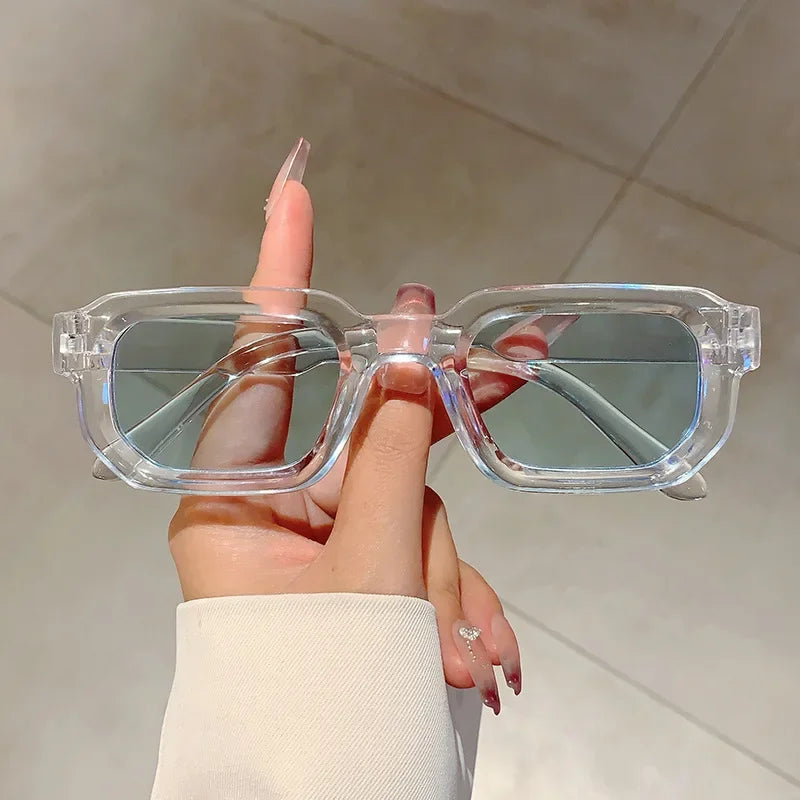 New Vintage Rectangle Frame Sunglasses