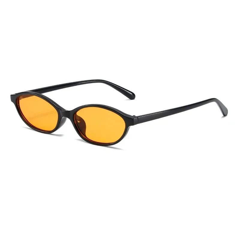 Retro Oval Frame Sunglasses