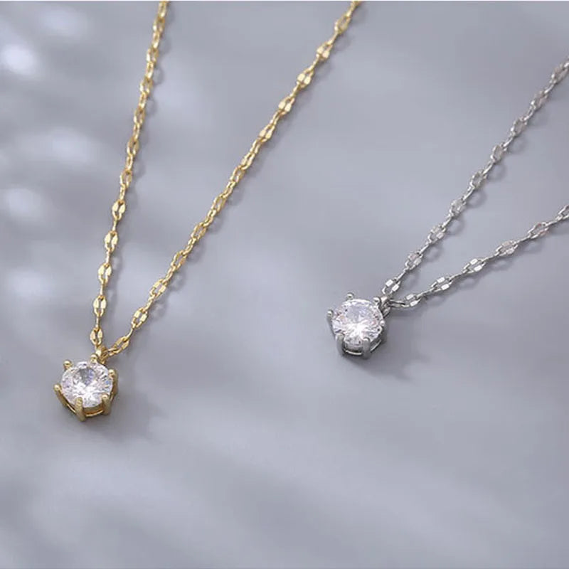 Hot 925 Sterling Silver Plated Necklace