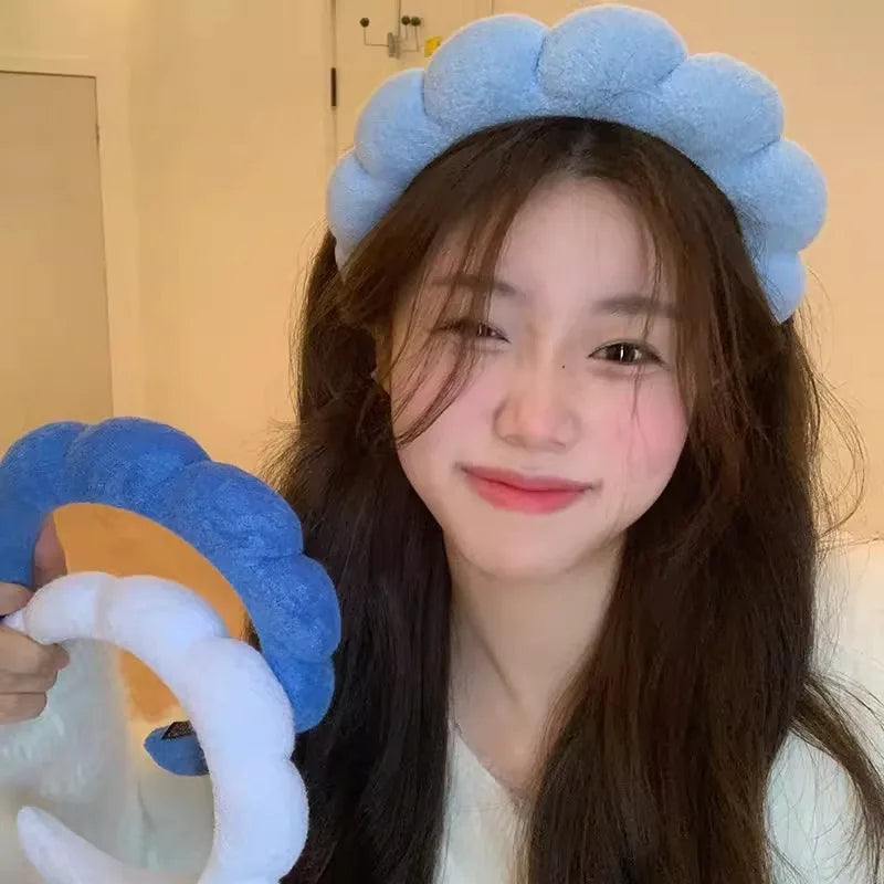 2025 Fashion Puffy Sponge Headband for Women & Girls