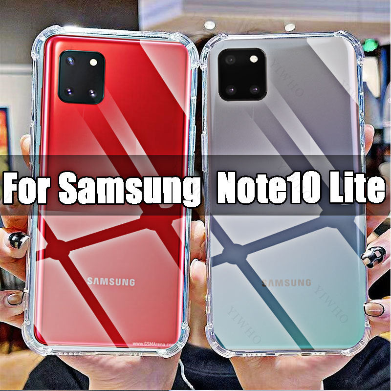 Clear Soft Phone Case for Samsung Galaxy Note10 Lite