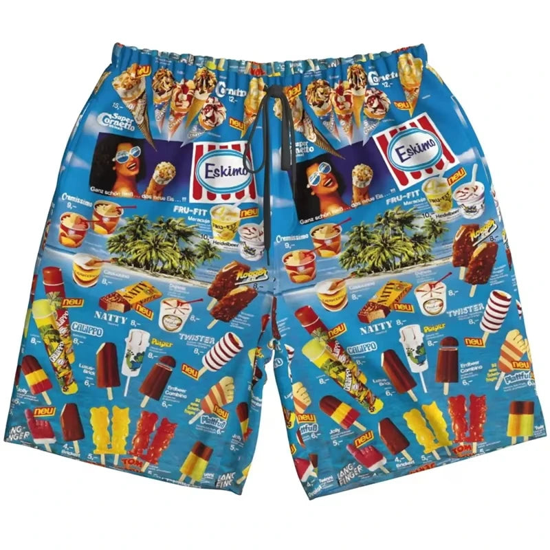 2025 Trendy Ice Cream Print Hawaiian Shirt