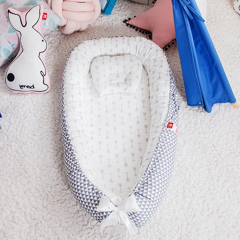 85×50cm Baby Nest Bed with Pillow