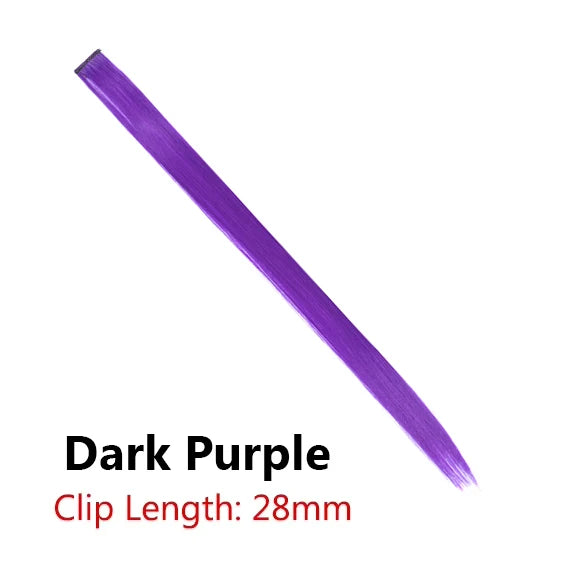 12 Colors Synthetic Hairpieces