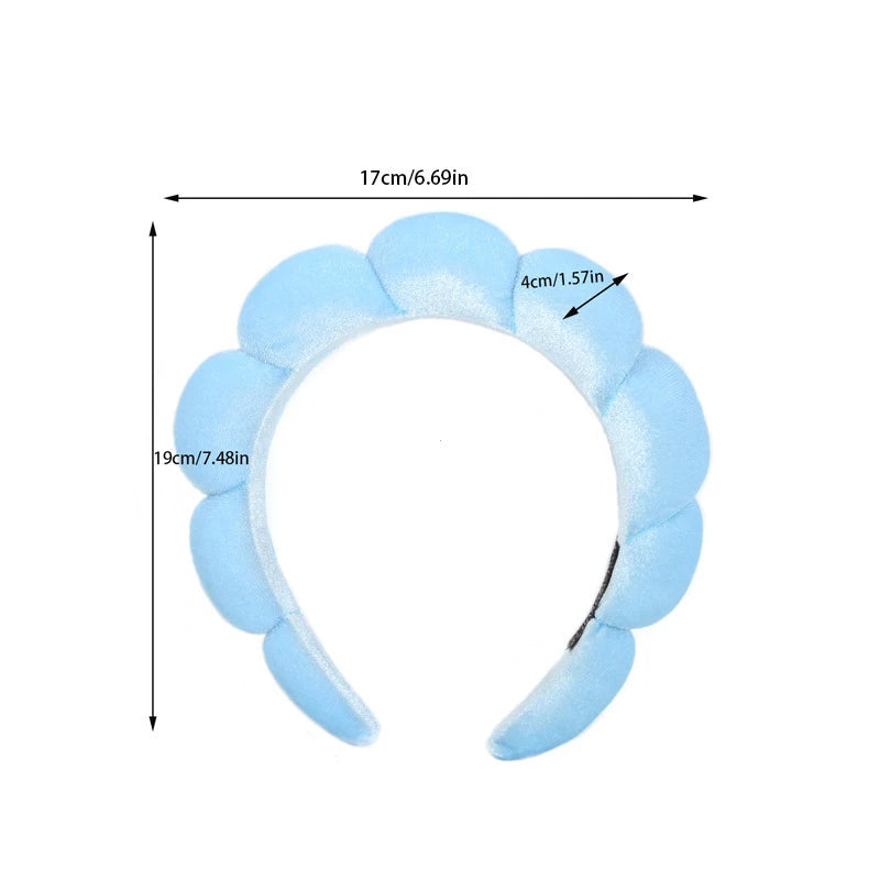 2025 Fashion Puffy Sponge Headband for Women & Girls