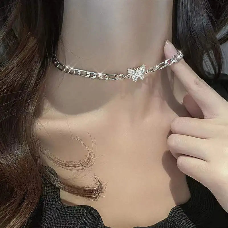 New Shiny Butterfly Necklace