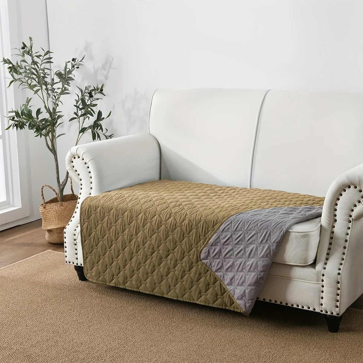 Double-Sided Waterproof Dog Bed Cover