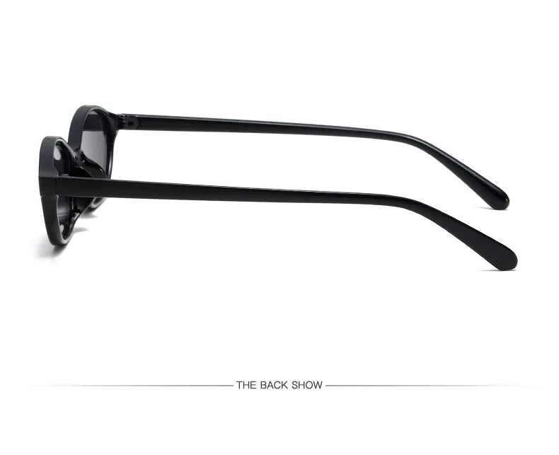 Retro Oval Frame Sunglasses