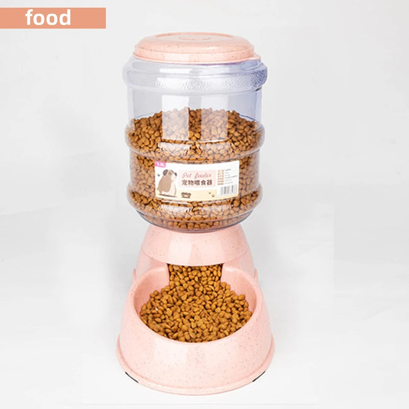 Large-Capacity Pet Feeder & Water Dispenser