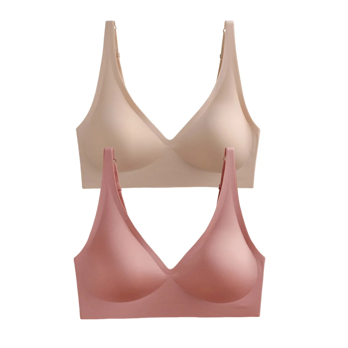 2Pcs/Set Seamless Wireless Bra