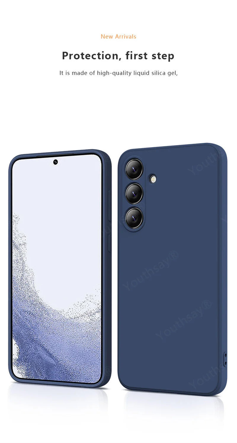 Liquid Silicone Soft Case for Samsung Galaxy A16 / A15 / A36 / A56 / A55