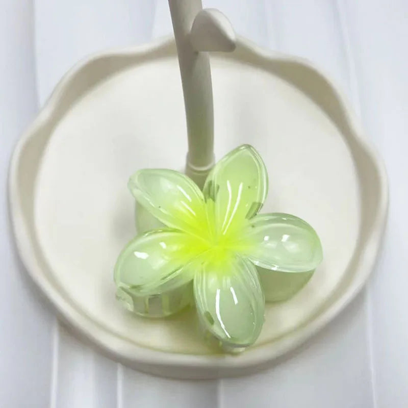 Large Flower Claw Clips